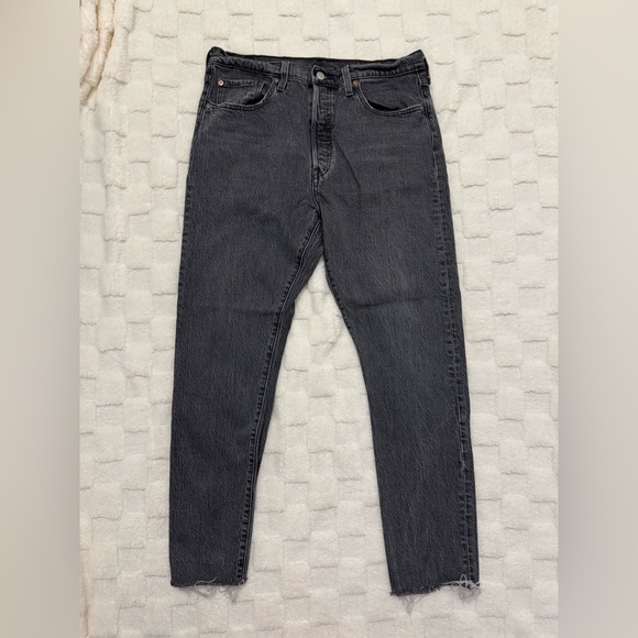 Levi's Denim - Levi’s 501 S High Rise Gray Denim Skinny Jeans - Size W32 L30